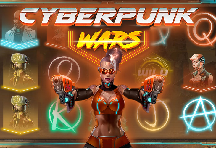 Cyberpunk Wars - Woohoo slot at Glorion Casino Casino